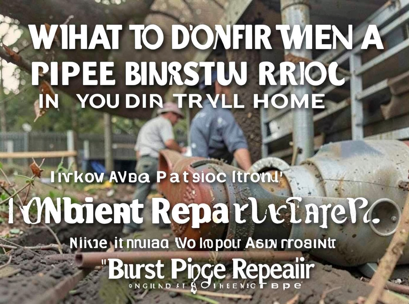 Burst Pipe Repair in Matthews, NC | 28104, 28105